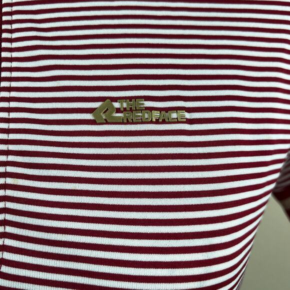 The Redface white/ red stripe short sleeve top mountaineer trail running outdoor - Picture 6 of 14